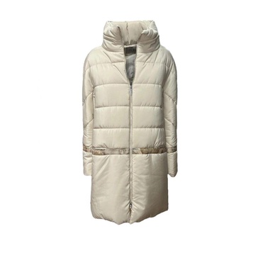 Beige Cotton Puffer and Parka