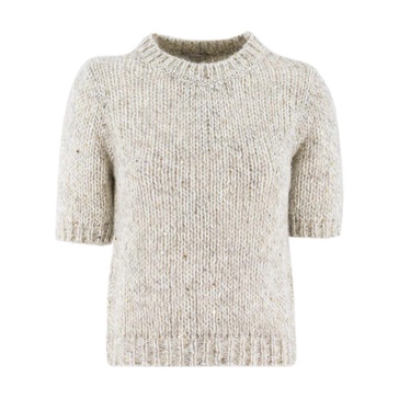 Sequin Crew Neck Sweater