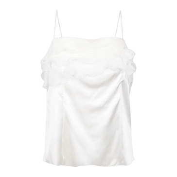 Floral Appliqué Layered Blouse