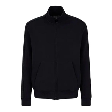 Stretch Cotton Blend Zip-through Sweatshirt