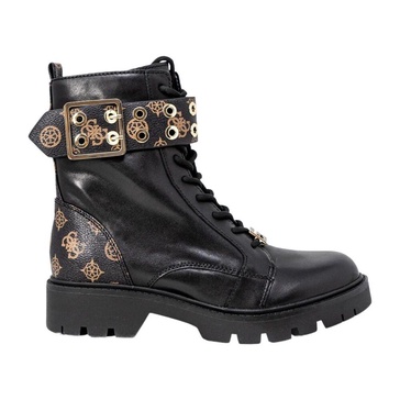 Leather Lace-Up Ankle Boots