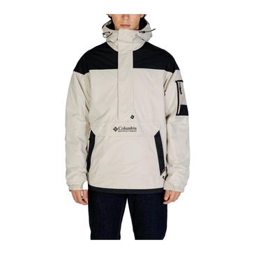 Grey Hooded Anorak Jacket for Men
