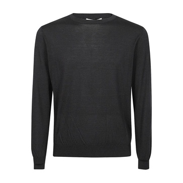 Classic Silk and Cotton Crewneck Sweater