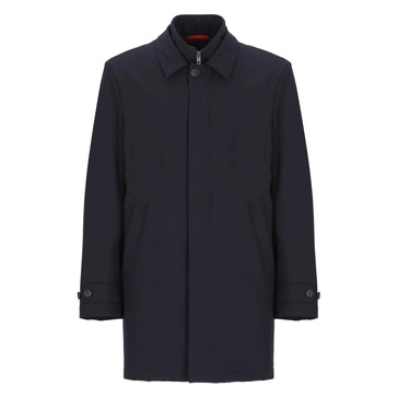 Blue Padded Coat with Collar
