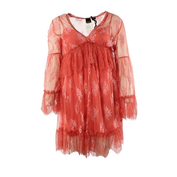 Orange Dress with Elastane Blend