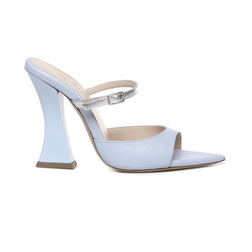 Heavenly Blue Calfskin Sandals
