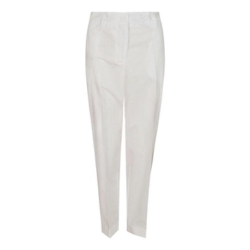 White Slim-fit Trousers