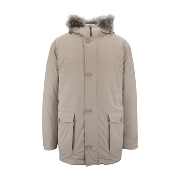 Fur Hooded Down Jacket