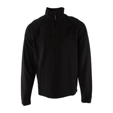 Black Fleece Sweater with Unique Design