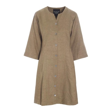 Elegant Nutmeg Dress Kumamoto Model