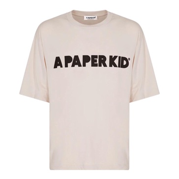 Oversize Cotton T-Shirt with Front Print