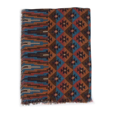 Multicolor Wool Blend Stole