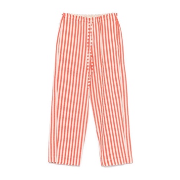 Red Elasticated Drawstring Waistband Trousers