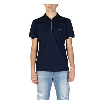 Zip Neck Polo Shirt Short Sleeve