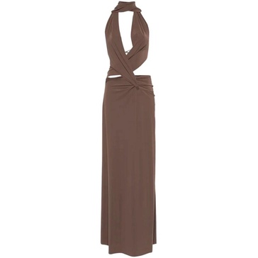 Cross Design Back Knot Dress