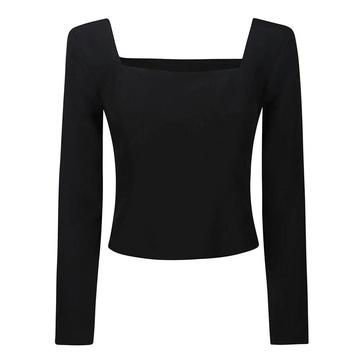Elegant Square Neck Sweater
