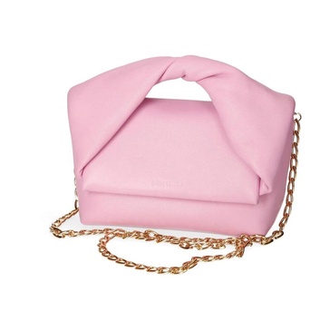 Twisted Handle Shoulder Bag