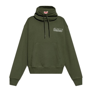 Sweater with wide collar