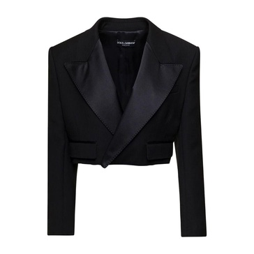 Black Cropped Jacket Look 35