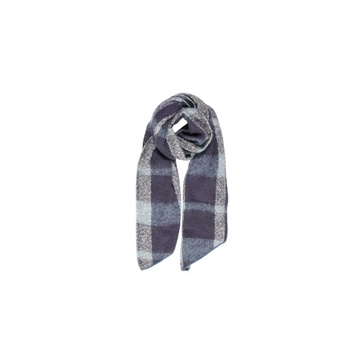 Turquoise Plaid Style Scarf
