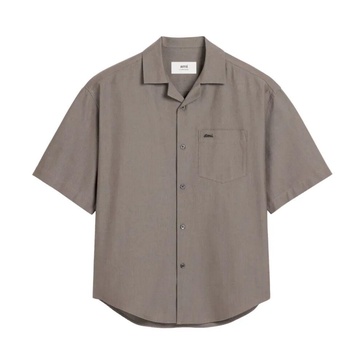 Ash Grey Button-Up Shirt
