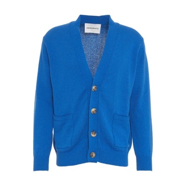 Blue Knit Cardigan