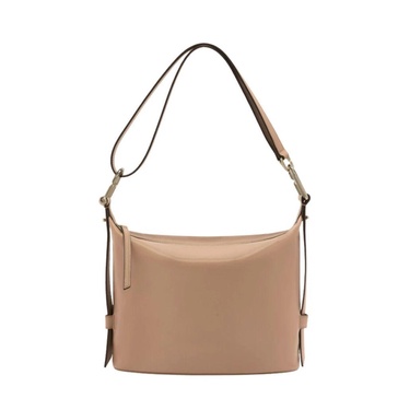 Soft Leather Beige Bag with Arcosfera Hardware