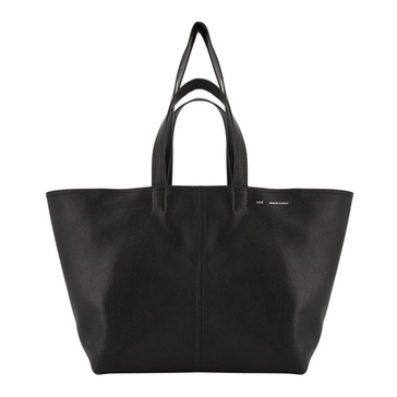 Black Leather Tote Bag