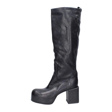 Vintage Leather Heeled Boots
