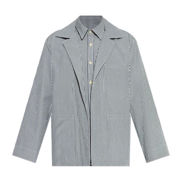 Jacket with stripe pattern