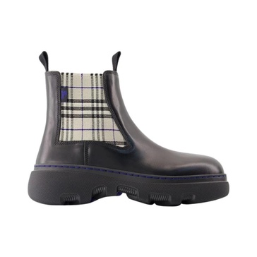 Low Ankle Boots - Leather - Black