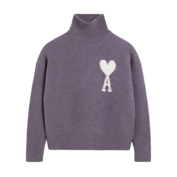 Cozy De Coeur Logo Sweater Lilas