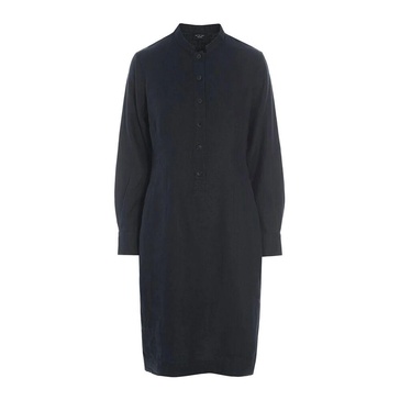 Black Linen Dress Lazy Linen Model