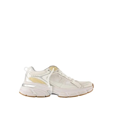 White Synthetic Leather Sneakers - Lightstar