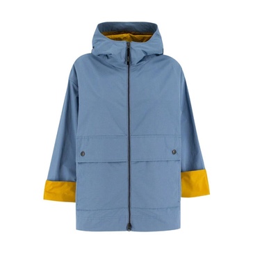 Compact Canvas Jacket with Contrasting Lining