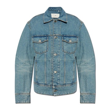 Denim shirt with pocket