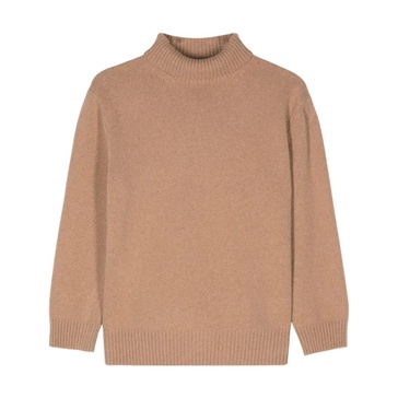Cashmere Blend Ribbed Knit Sweater