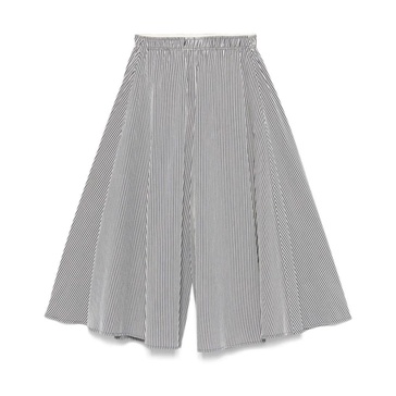 Blue Elasticated Waistband Skirt with Pockets