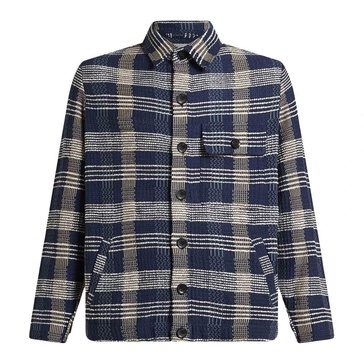 Knit Cotton and Linen Overshirt