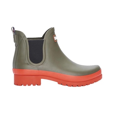 Rubber Boots with Tartan Style Sole