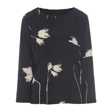 Feather Flower Blouse Haru Style