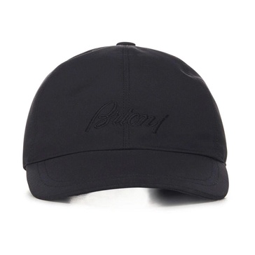 Blue Embroidered Hat for Men
