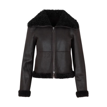 Lamb Leather Jacket in Mocca