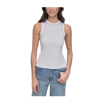 Rhinestone Neck Top for Elegant Style