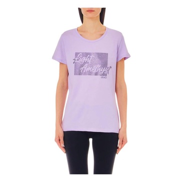 T-shirt with Rhinestone Design