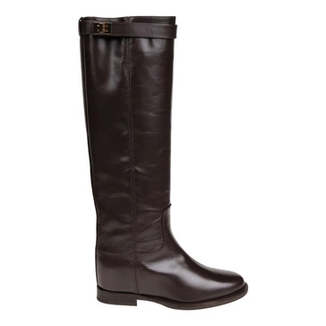 Leather Boot with Rubber Sole