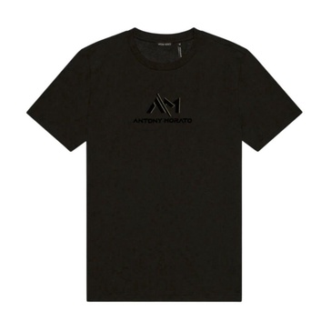 Black T-shirt with Modern Design