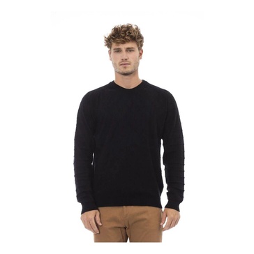 Round Neck Wool Blend Sweater
