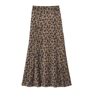Leopard Print Maxi Skirt