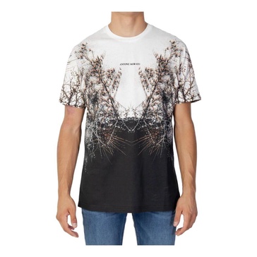 White Printed T-Shirt Short Sleeve